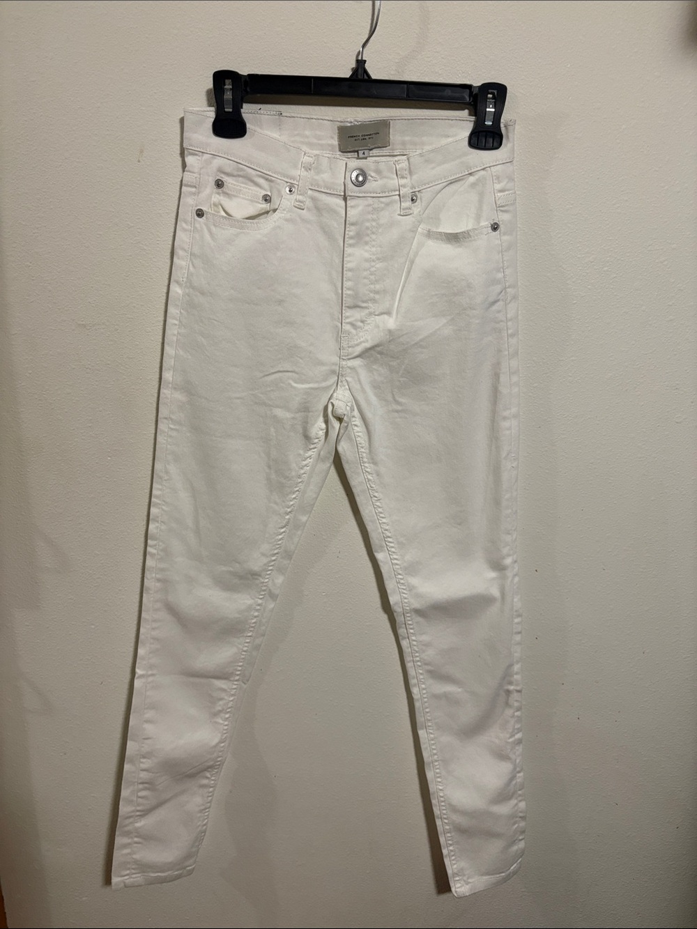 French Connection White Skinny Jeans Size 4